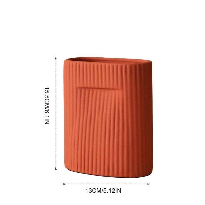 Shop 200001438 Red Lucy Vases Mademoiselle Home Decor