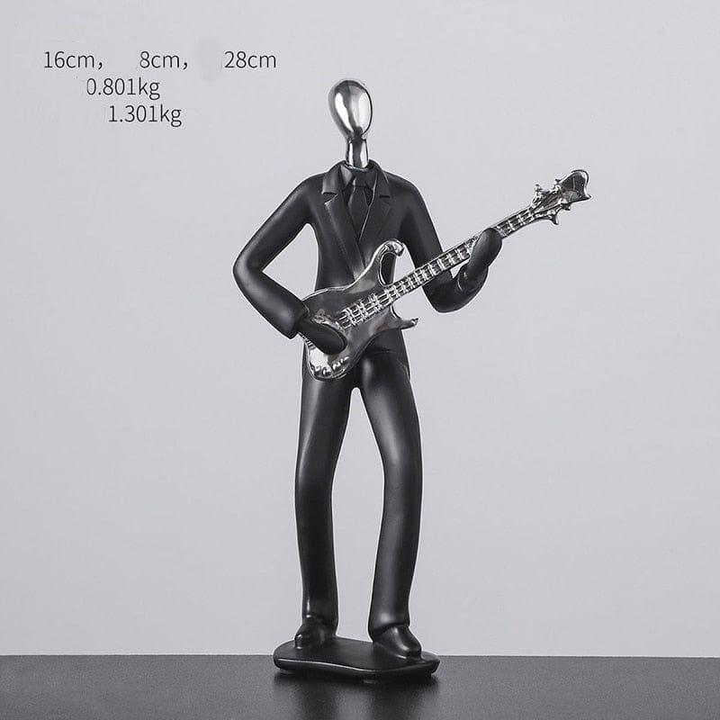 Shop 0 Guitarist-silver Luis Decor Mademoiselle Home Decor