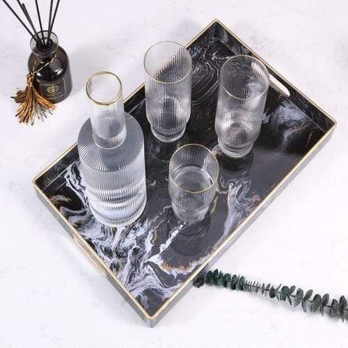 Shop 0 B Lupines Marble Tray Mademoiselle Home Decor