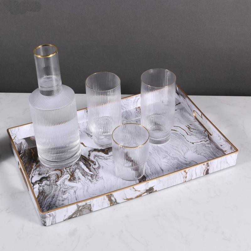 Shop 0 Lupines Marble Tray Mademoiselle Home Decor