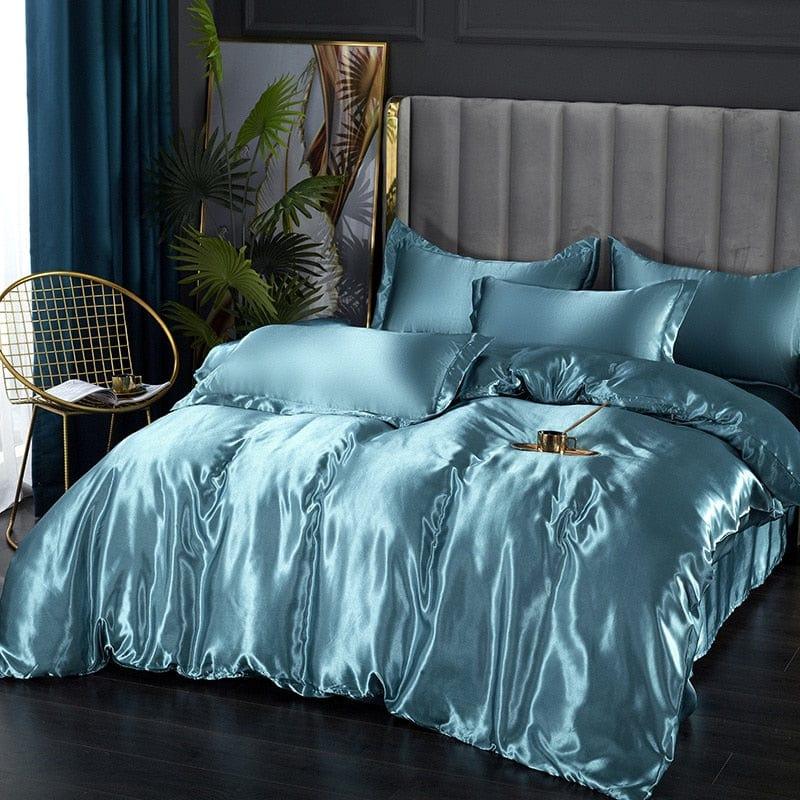 Shop 0 Moonlight Blue / Twin Size 3pcs Lyla Bedding Mademoiselle Home Decor