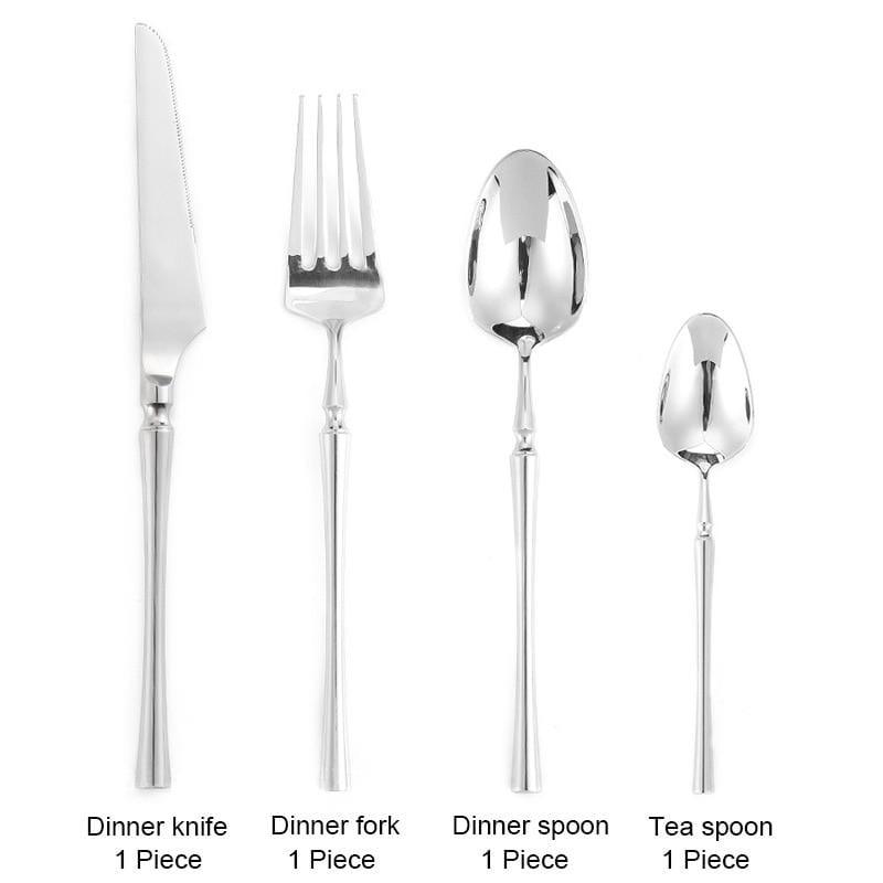 Shop 100003310 Silver 4 Piece Set Madre Cutlery Set Mademoiselle Home Decor