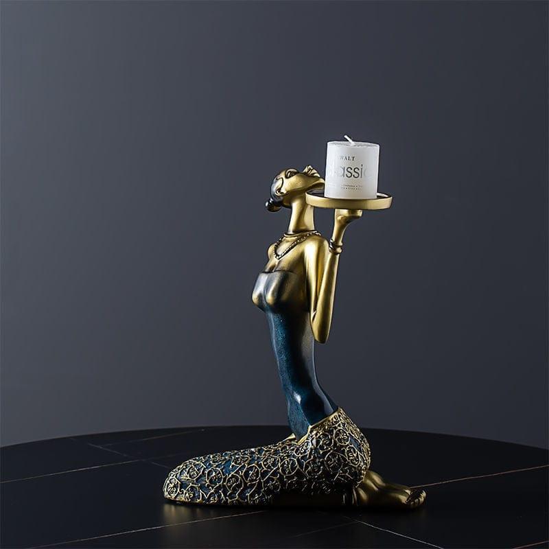 Shop 0 Blue  20x25 cm Malfee Candle Holder Mademoiselle Home Decor