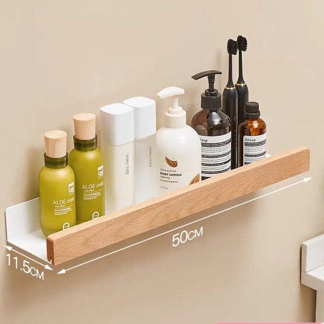 Shop 0 white 50cm Malibu Bathroom Storage Shelf Mademoiselle Home Decor