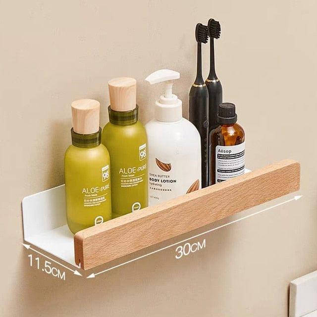 Shop 0 white 30cm Malibu Bathroom Storage Shelf Mademoiselle Home Decor