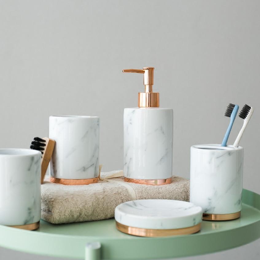 Shop Bathroom Accessories Sets Mamilla Bathroom Accessories Set Mademoiselle Home Decor