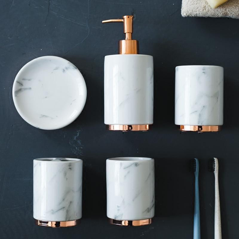Shop Bathroom Accessories Sets Mamilla Bathroom Accessories Set Mademoiselle Home Decor