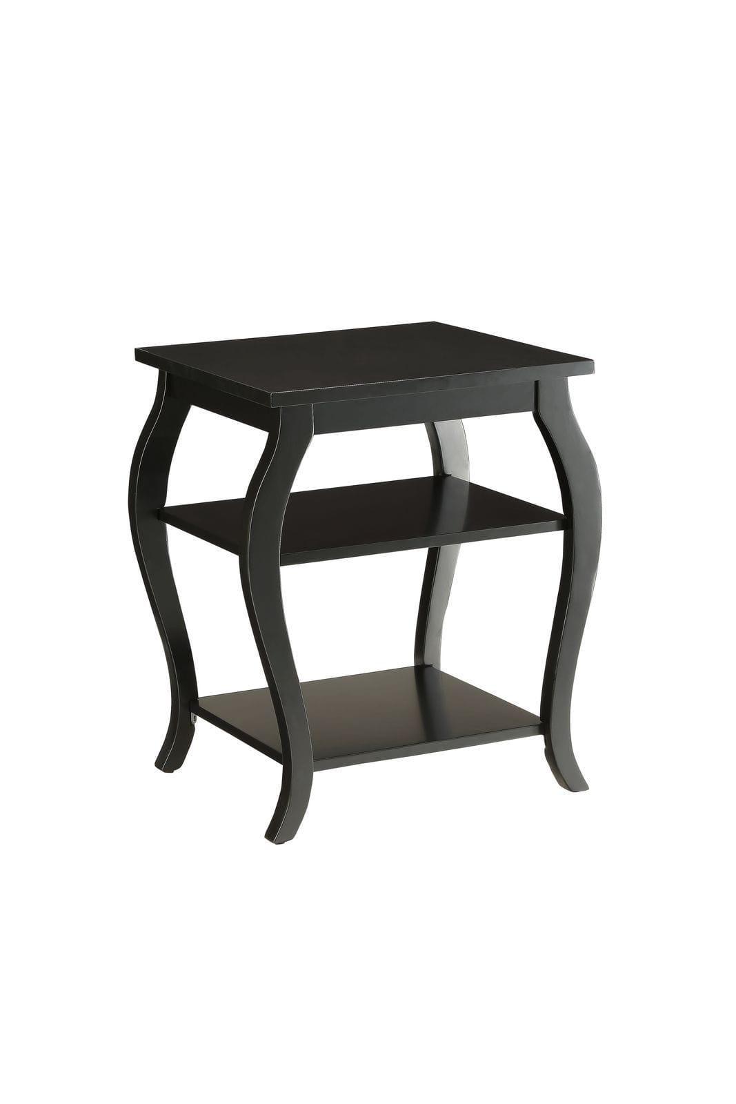 Shop ACME Becci End Table in Black 82826 Mademoiselle Home Decor