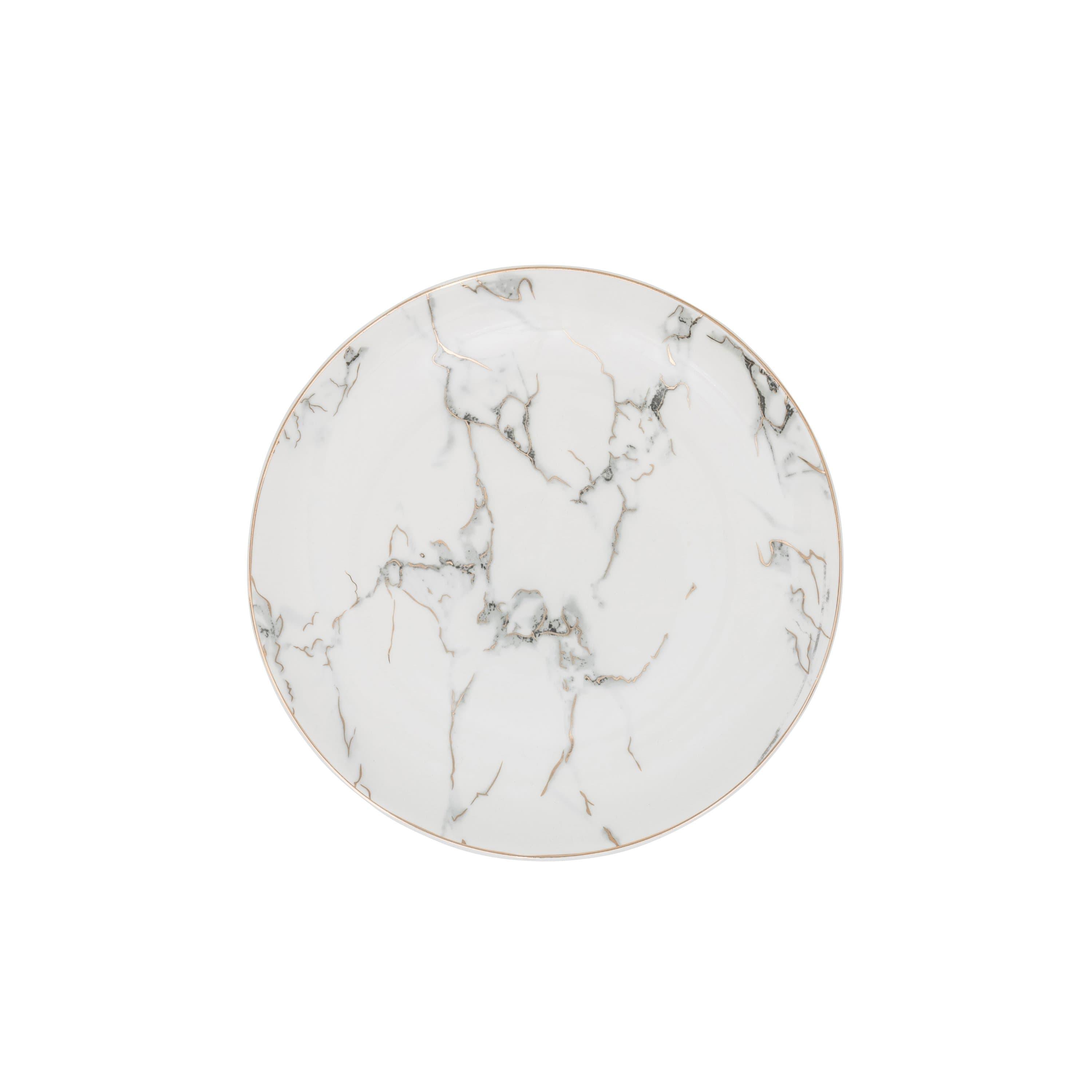 Shop Plates Regular Marble Plate Mademoiselle Home Decor