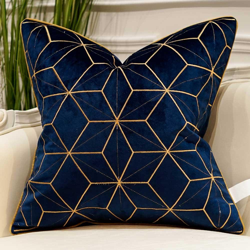 Shop 0 50 x 50cm / Blue-whj Marceau Cushion Cover Mademoiselle Home Decor