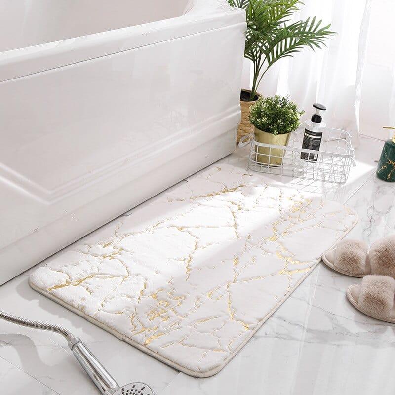 Shop 0 White / Small Marcia Bath Mat Mademoiselle Home Decor