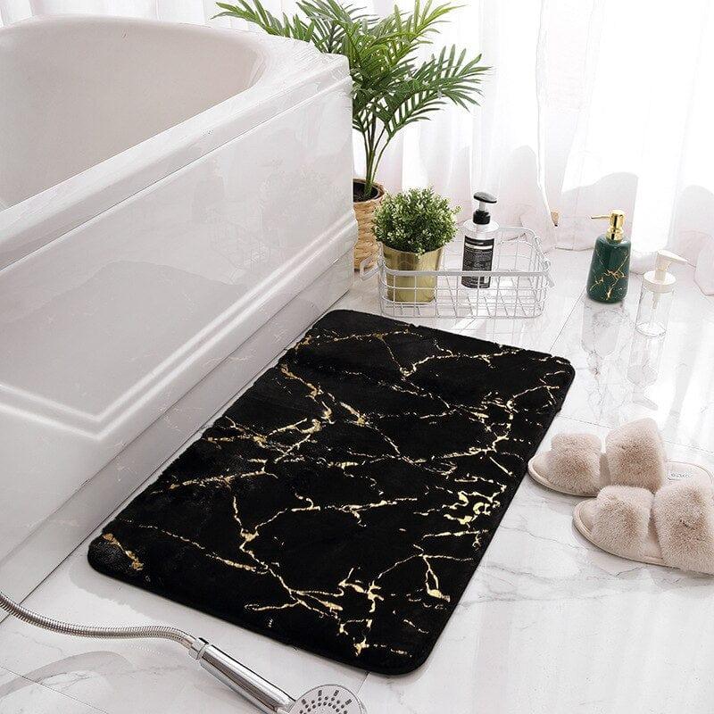 Shop 0 Black / Small Marcia Bath Mat Mademoiselle Home Decor