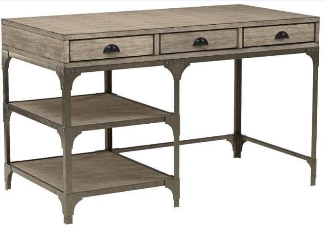 Shop ACME Gorden Desk in Weathered Oak & Antique Silver 92325 Mademoiselle Home Decor