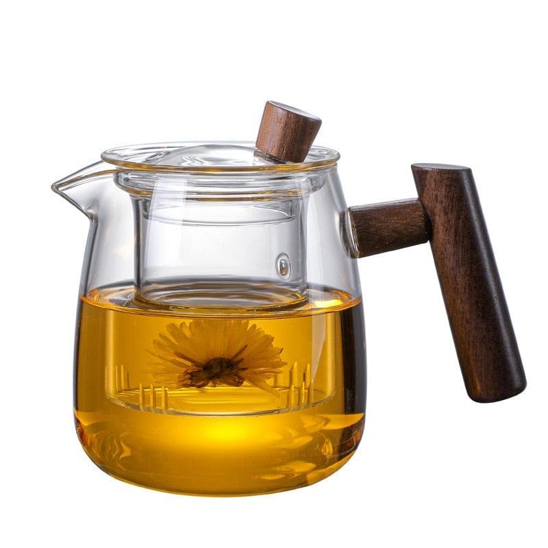 Shop 0 480ML Teapot 1 HMLOVE Heat Resistant Glass Teapot With Stainless Steel Tea Strainer Infuser Flower Kettle Kung Fu Teawear Set Puer Oolong Pot Mademoiselle Home Decor