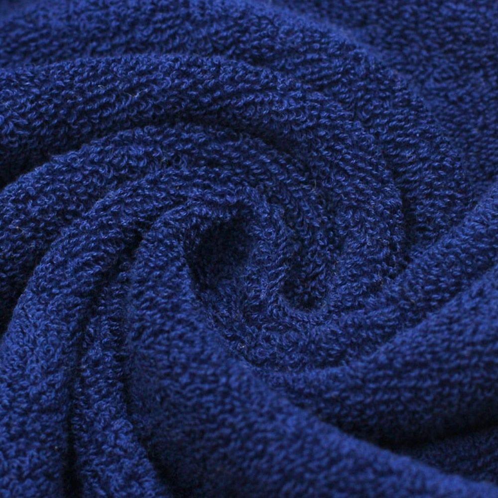 Shop 0 Blue White Cotton Highly Absorbent Embroidered Towels Set Hotel Bath Towel Hand Towels Extra Thick Beach Bath Towels Daily Usage Mademoiselle Home Decor