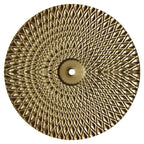 Shop 0 A / L Light Luxury Round Golden Wall Decoration Hanging Metal Irregular Disc Wrought Iron Retro Style Trend Home Decor Wall Pendants Mademoiselle Home Decor
