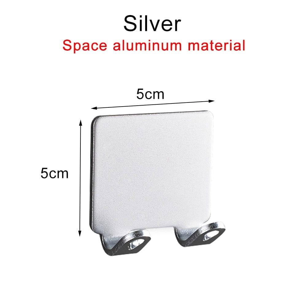 Shop 0 Type A Silver 1 PC / China 1/2/3PCS Punch Free Shaving Razor Holder Men Shaving Shaver Storage Hook Wall Shelf Bathroom Razor Rack Wall Kitchen Accessories Mademoiselle Home Decor