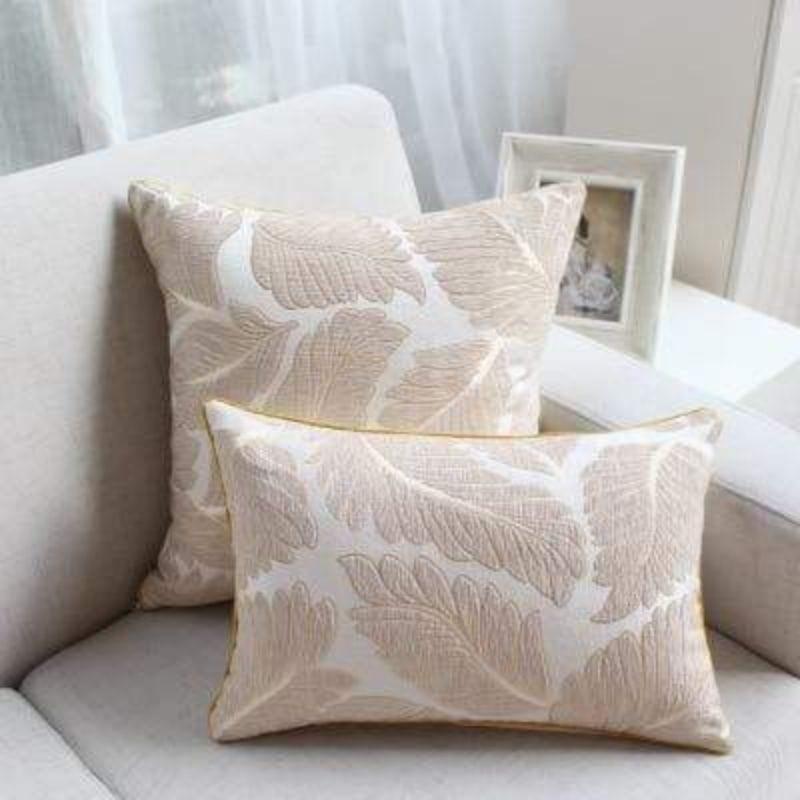 Shop 0 Brown leaves / 45X45cm Cusion Marin Cushion Cover Mademoiselle Home Decor