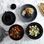 Shop Dining Marina Black Dining Set Mademoiselle Home Decor