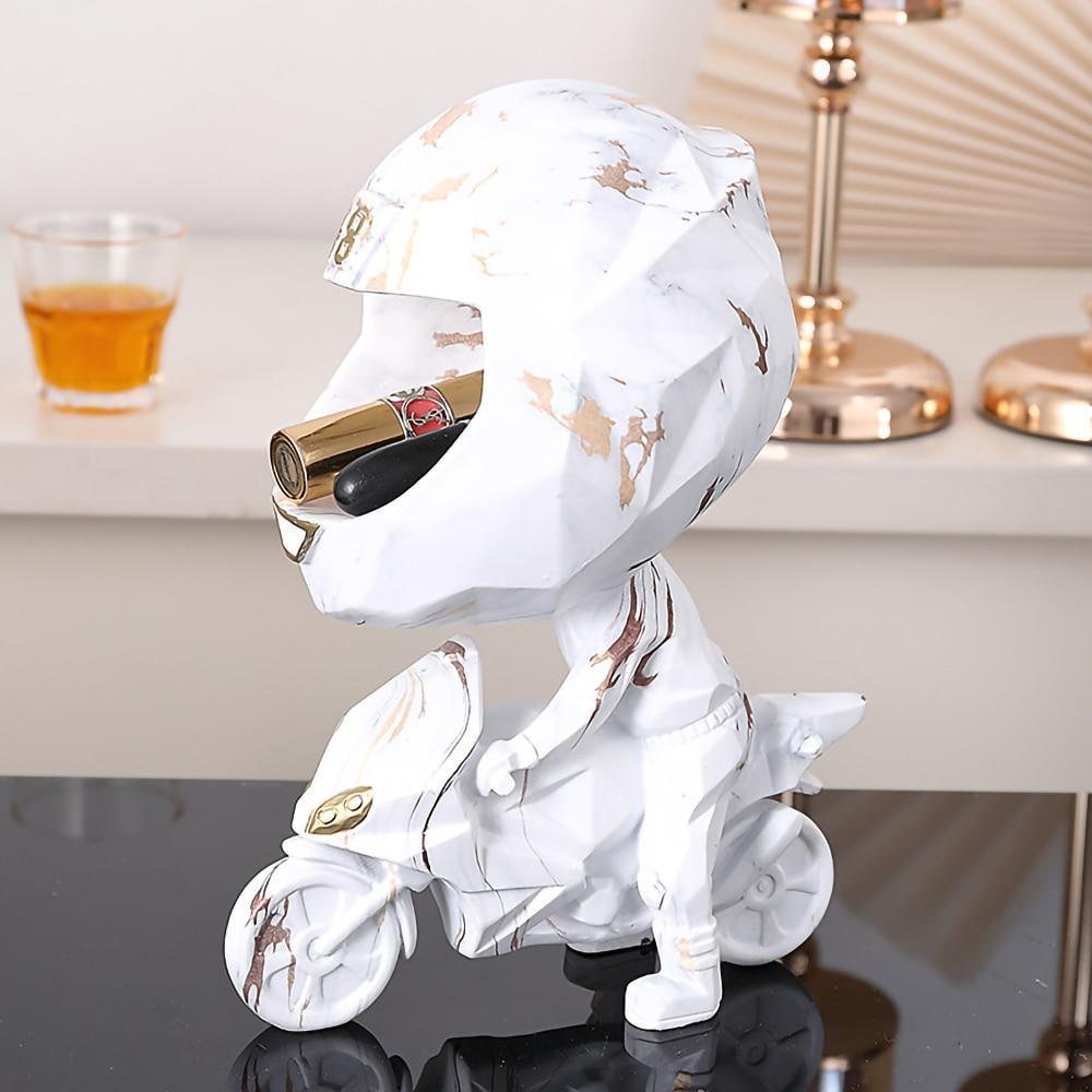 Shop 0 Cool FIGURI Model Home Living Room Decoration,Motorbike Figurines Table Decor,Decorative Statue Storage Box,Motorcycle Sculpture Mademoiselle Home Decor