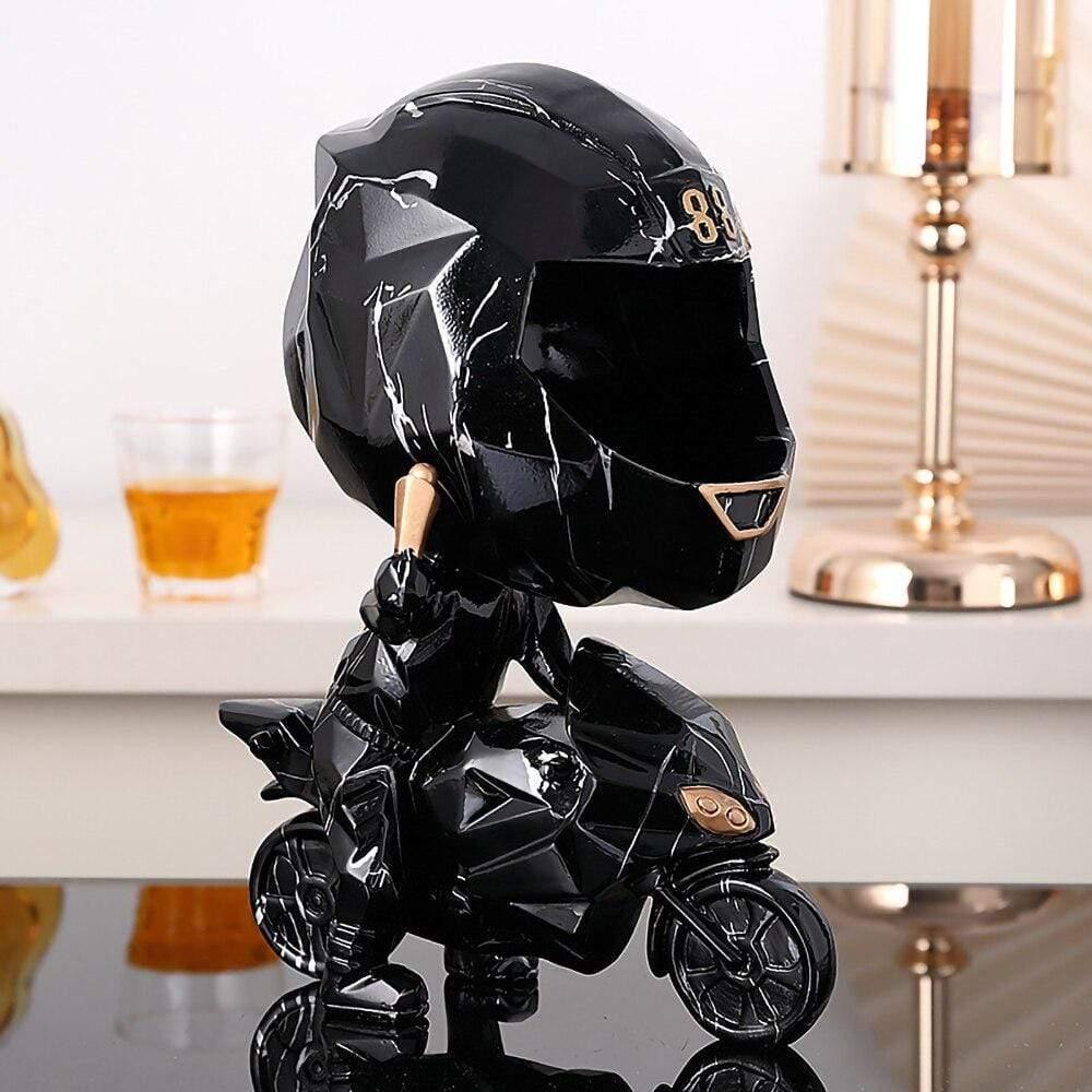 Shop 0 Black / China Cool FIGURI Model Home Living Room Decoration,Motorbike Figurines Table Decor,Decorative Statue Storage Box,Motorcycle Sculpture Mademoiselle Home Decor