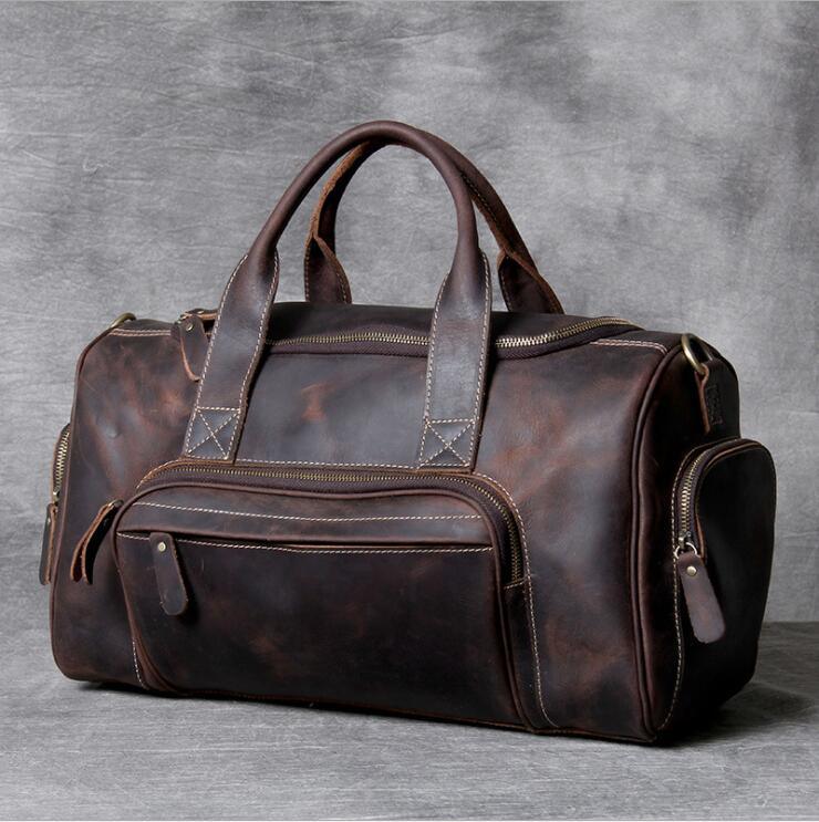 Shop 0 Dark Brown Marley Duffle Bag Mademoiselle Home Decor