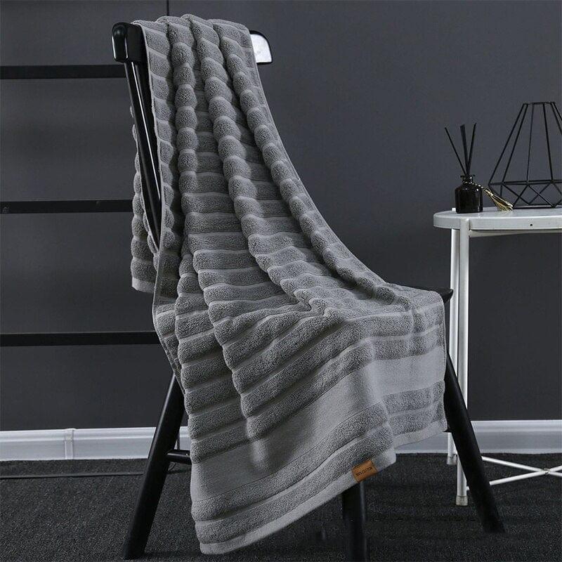 Shop 0 100% Cotton Bath Towel Set Warm High Quality Beach Fashion Hotel Water Absorbent Soft Microfiber Swimming Sports Travel Towel Mademoiselle Home Decor