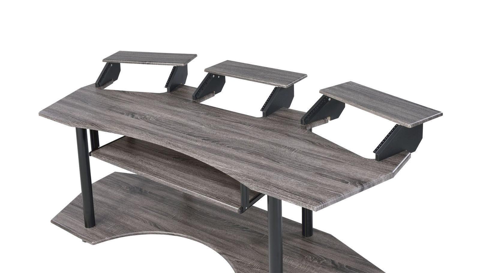 Shop ACME Eleazar Computer Desk, Black Oak 92895 Mademoiselle Home Decor