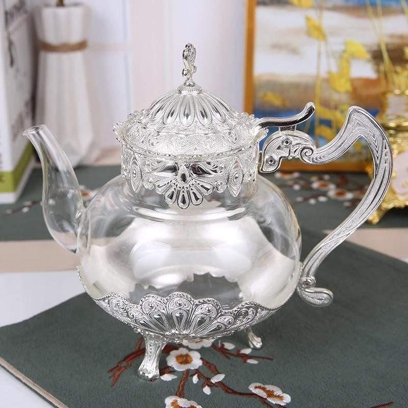 Shop 0 Silver Teapot Masal Tea Set Mademoiselle Home Decor