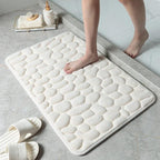 Shop 0 Small / White Mase Bath Mat Mademoiselle Home Decor