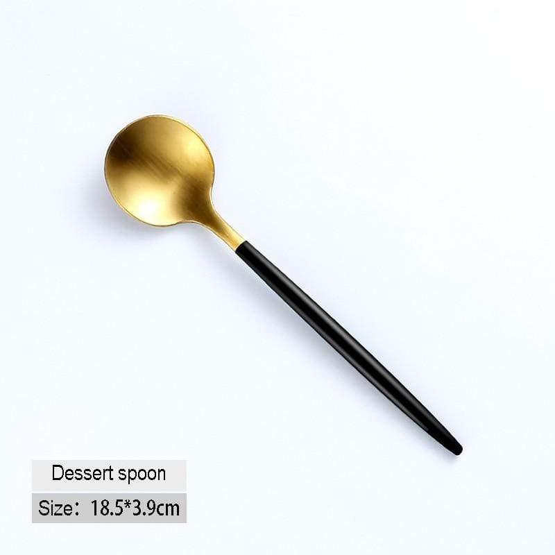 Shop 100003310 Dessert spoon Masette Cutlery Stet Mademoiselle Home Decor