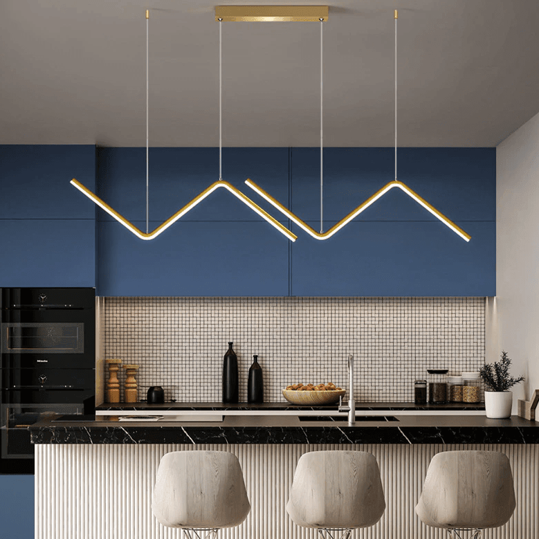 Shop 0 Nordic Pendant Light Art Line Led Haning Lamp Geometric Chandelier Indoor Lights For Restaurant Bar Front Desk Office Decoration Mademoiselle Home Decor