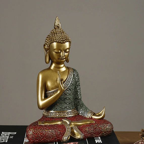 Shop 0 Buddha statues Thailand Buddha statue sculpture home decor office desk ornament vintage gift figurine Hindu siting Buddha Mademoiselle Home Decor