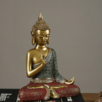 Shop 0 Buddha statues Thailand Buddha statue sculpture home decor office desk ornament vintage gift figurine Hindu siting Buddha Mademoiselle Home Decor