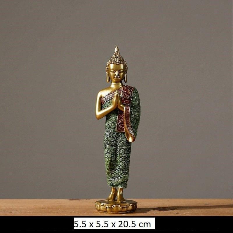 Shop 0 Stand 20CM Meditation Buddha Sculpture Mademoiselle Home Decor