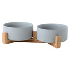 Shop 200003694 Double gray / S 12.8cm Melo Pet Bowl Mademoiselle Home Decor