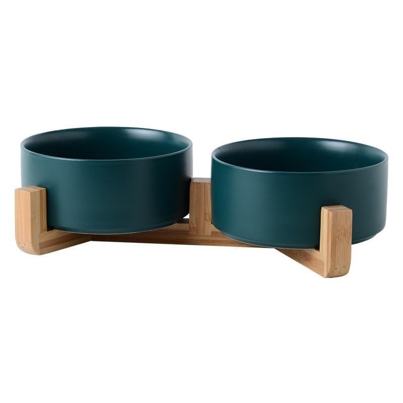 Shop 200003694 Double green / S 12.8cm Melo Pet Bowl Mademoiselle Home Decor