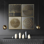 Shop 0 Abstract Gold Luxury Posters Canvas Painting Home Decor Wall Art Retro Print Vintage Minimalist Picture for Living Room Decor Mademoiselle Home Decor