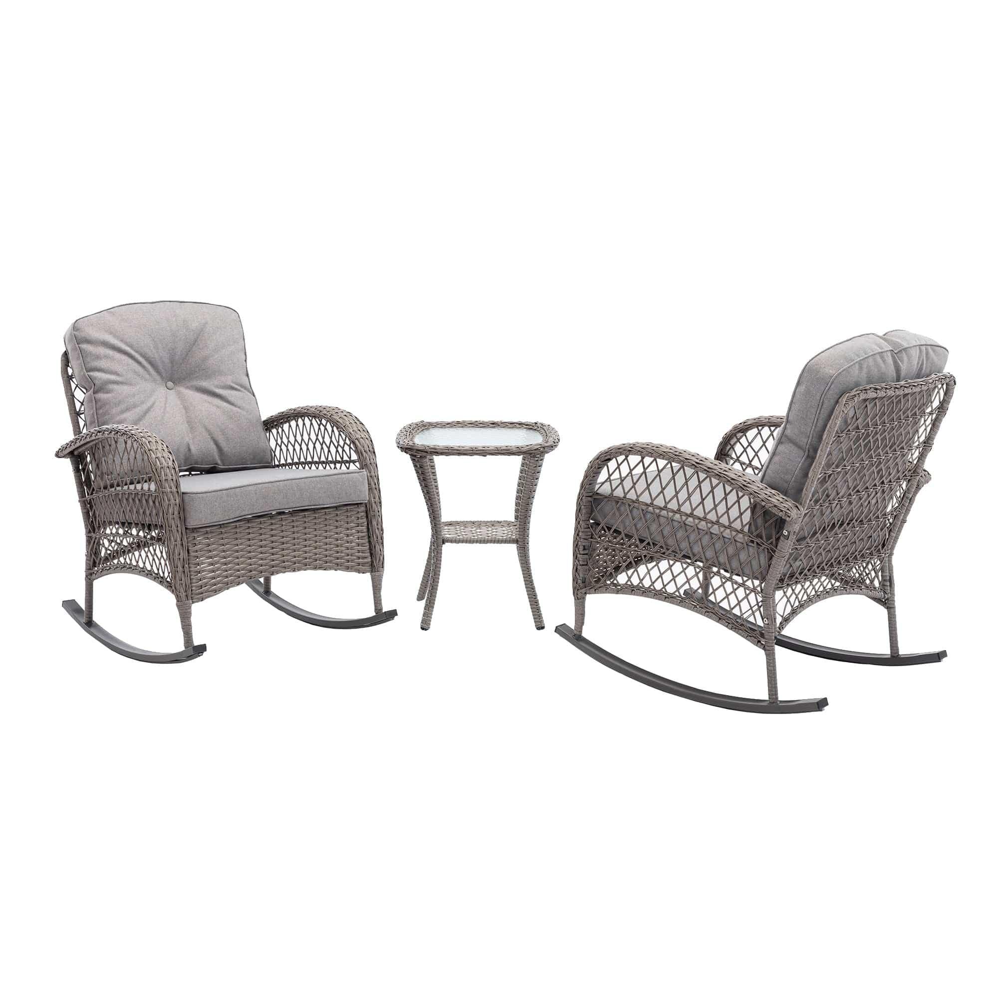 Shop Meteora Rocking Chair Set Mademoiselle Home Decor