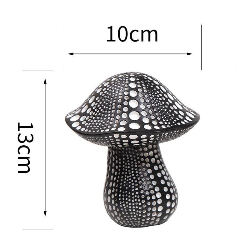 Shop 200042147 Black Mushroom Miali Decor Mademoiselle Home Decor