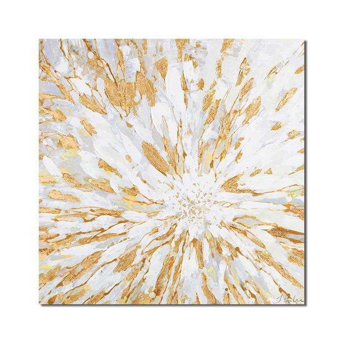 Shop 0 20x20cm No Frame / C Golden Feather Leaf Abstract Wall Art Canvas Painting Nordic Poster Print Marble Coin Home Decor Modern Living Room Pictures Mademoiselle Home Decor