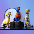 Shop 0 Cute Chihuahua Sculpture Animal Small Ornaments Living Room Porch TV Cabinet Decoration Animal Dog Earphone Crafts Desk Decor Mademoiselle Home Decor