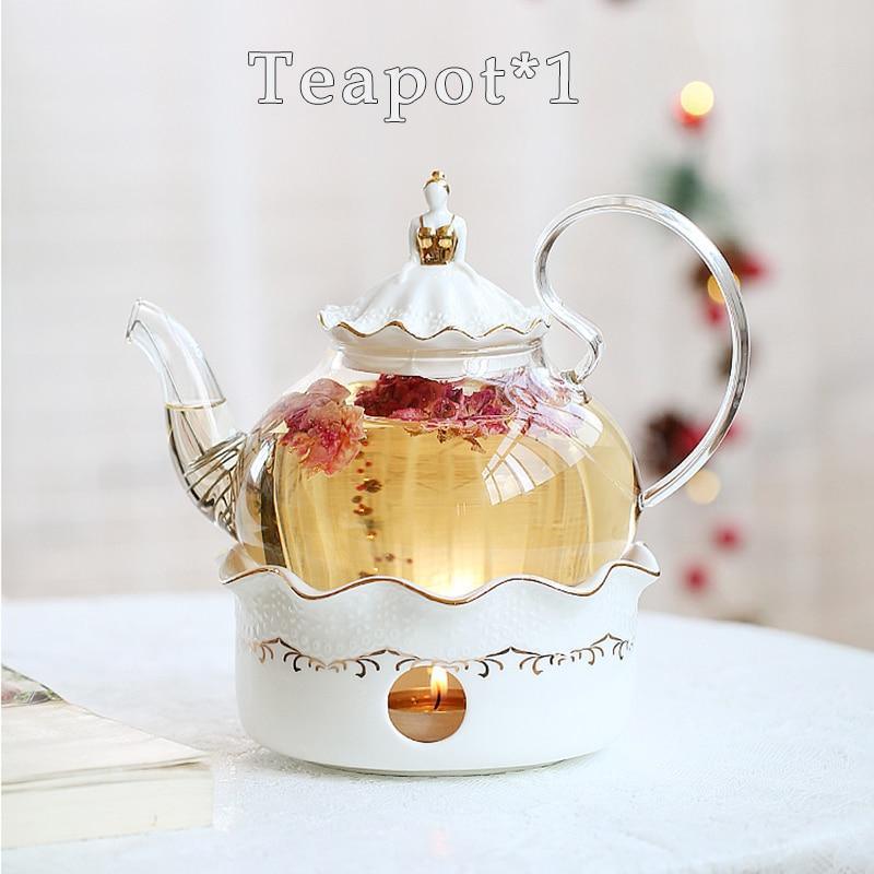 Shop 100003289 teapot Millie Glass Tea Set Mademoiselle Home Decor