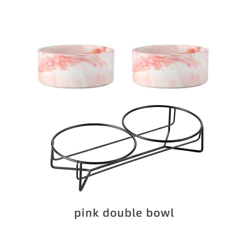 Shop 200003781 Pink double / 400ML Minzo Pet Bowl Mademoiselle Home Decor