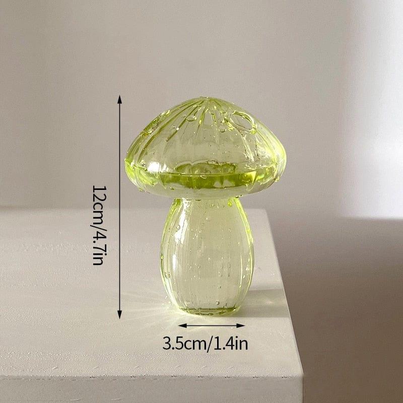 Shop 0 Glass Vase S38 Misty Mushroom Vase Mademoiselle Home Decor