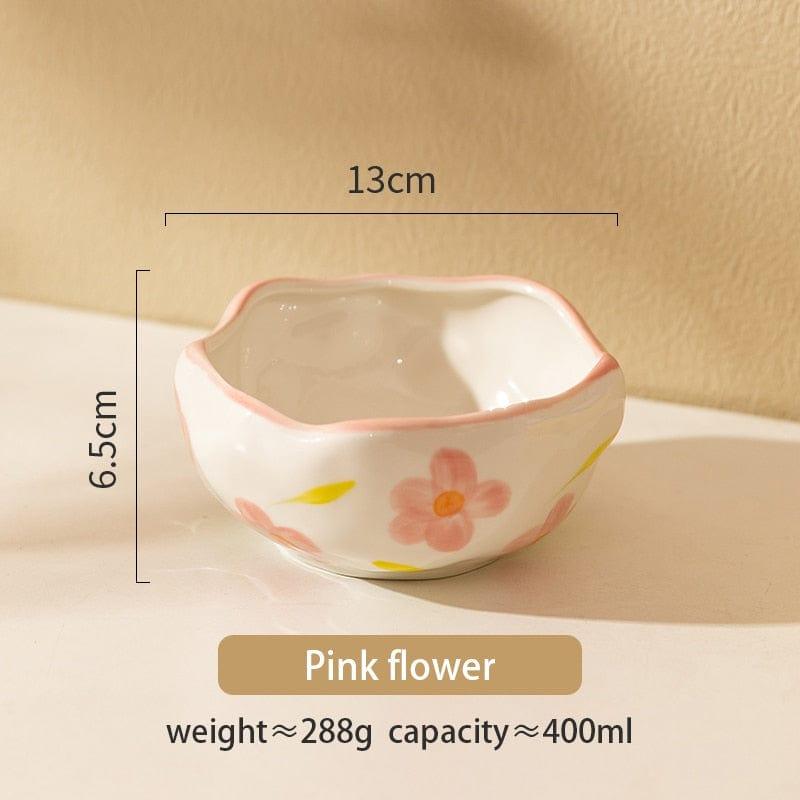 Shop 0 Pink flower Misu Bowl Mademoiselle Home Decor