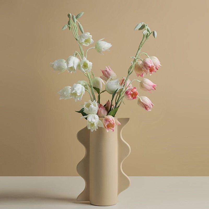 Shop 0 Nordic Geometry Art Vases Ornaments Creative Living Room Decor  Morden Home Decoration Accessorie Desktop Ceramic Flower Vase Mademoiselle Home Decor