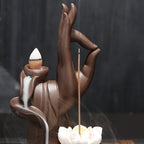 Shop 0 Hot Sellers Backflow Incense Cones Bigger Tower Incense Burner Incense Stick Holder Lotus Incense Censer Little Monk Burner Mademoiselle Home Decor
