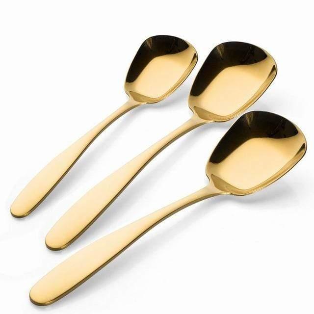 Shop Serving Piece Gold Mogul Serving Spoon Mademoiselle Home Decor