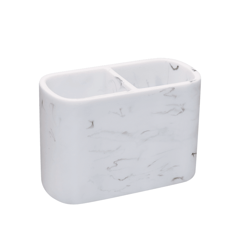 Shop 0 White Toothbrush holder 1 Mojo Bathroom Accessories Set Mademoiselle Home Decor